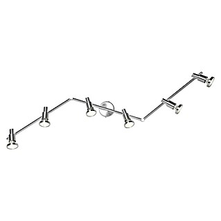 Osram LED-Deckenstrahler (15,6 W, L x B x H: 1 190 x 80 x 170 mm, Nickel matt, Warmweiß, 6 Stk.)