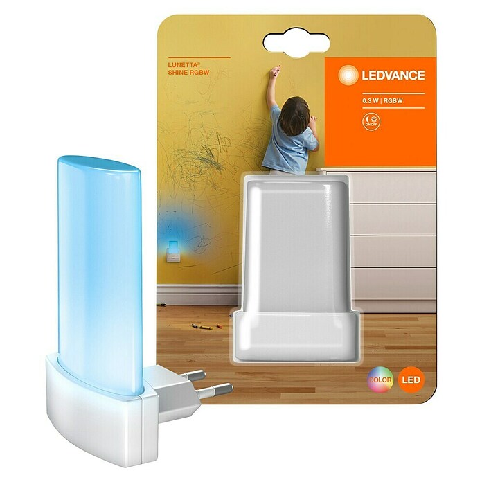 Osram Luz de noche LED RGB Lunetta  (0,28 W, Blanco, L x An x Al: 6,2 x 6 x 9 cm)