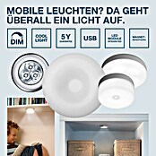 Osram DOT-it Mobiles LED-Licht Classic (Silber, 67 mm)