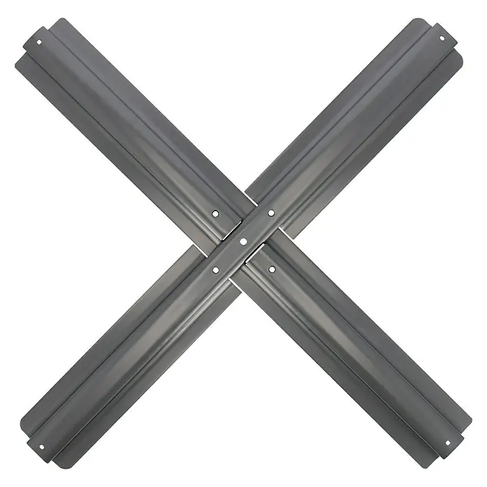 Ersatz-Plattenständer - Anthrazit, Passend für: Sunfun Ligurien Ampelschirmgestell - Metallkreuz mit Schrauben, ideal für Heimwerker und Bastelprojekte. Robuste Konstruktion für vielseitige Anwendungen.