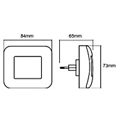 Osram Luz de noche LED con interruptor Lunetta (0,2 W, Blanco, L x An x Al: 6,5 x 8,4 x 7,3 cm)