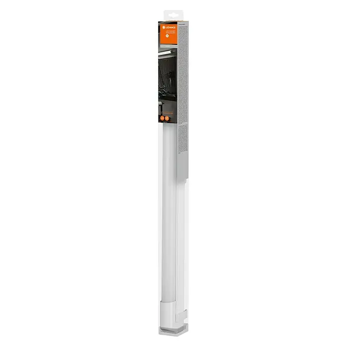 Osram LED-Lichtleiste Power Batten - L x B x H: 60 x 4,1 x 4,8 cm, Lichtfarbe: Kaltweiß, 12 W, 220 V - 240 V - LEDVANCE Feuchtraumleuchte in schlanker, weißer Verpackung. Ideal für Keller, Garage & Co., überzeugt durch hohe Lichtleistung und Robustheit.