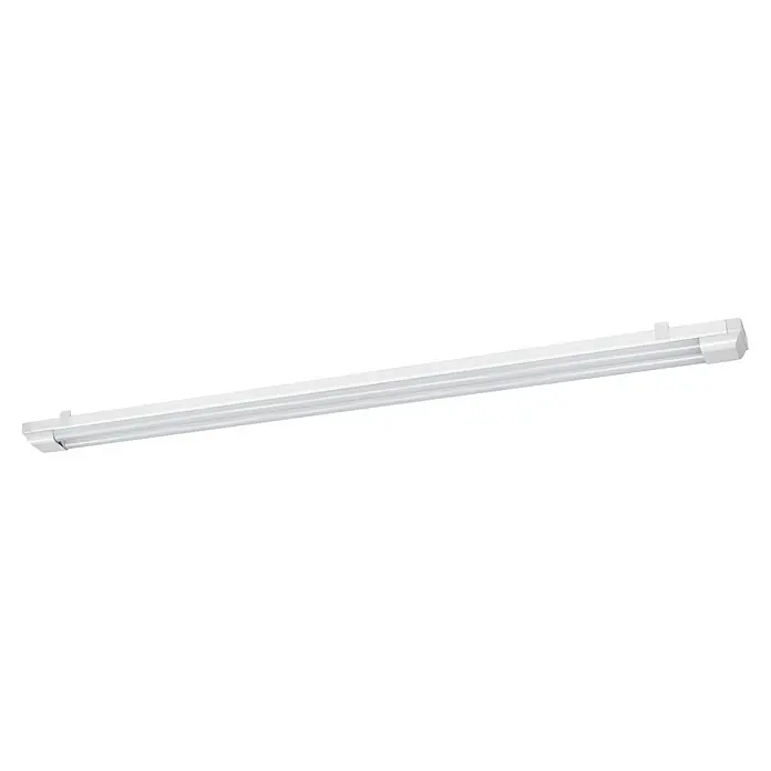 Osram LED-Lichtleiste Power Batten - L x B x H: 120 x 8,2 x 4,8 cm, Lichtfarbe: Kaltweiß, 50 W, 220 V - 240 V - Eine lange, weiße LED-Feuchtraumleuchte, ideal für den Einsatz in Umgebungen mit hoher Luftfeuchtigkeit und Staub.
