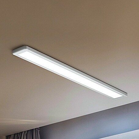 Ledvance LED-Deckenleuchte Office Line (48 W, L x B x H: 121,5 x 13 x 2,5 cm, Weiß, Neutralweiß)