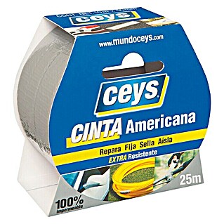 Ceys Film adhesivo americana (Gris, 25 m x 50 mm)