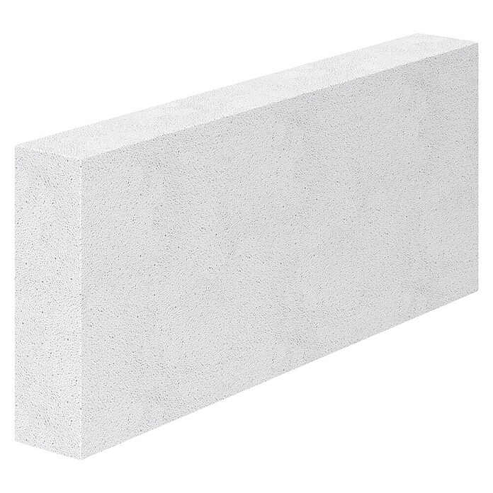 Ytong Porenbetonstein Klassik (L x B x H: 599 x 75 x 249 mm, Weiß, 1 Stk.) | BAUHAUS