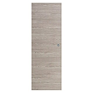Solid Elements Puerta corredera de madera Roble Finlandés (82,5 x 203 cm, Roble oscuro, Maciza, Con uñero)