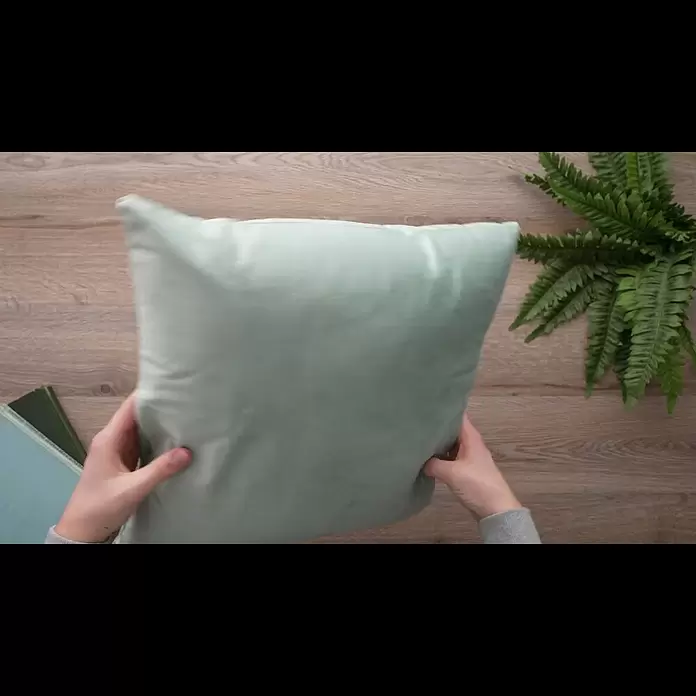 Kissen Finja - Jadeite, 45 x 45 cm, 100 % Polyester - Kissen Finja