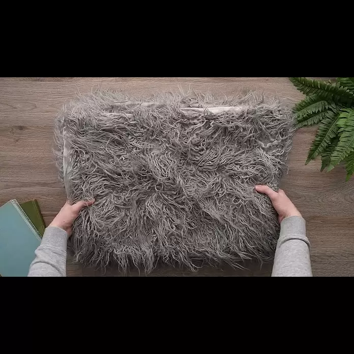 Decke Tibet - Grau, 180 x 130 cm, 100 % Acryl - Decke Tibet
