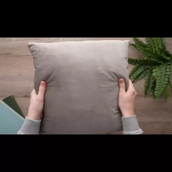 Kissen Finja - Driftwood, 45 x 45 cm, 100 % Polyester - Kissen Finja