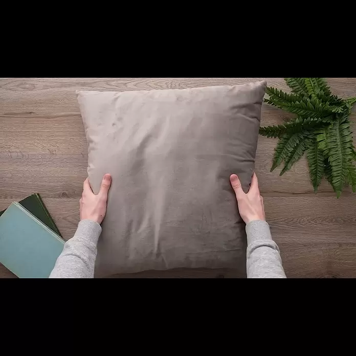 Kissen Finja - Driftwood, 60 x 60 cm, 100 % Polyester - Kissen Finja