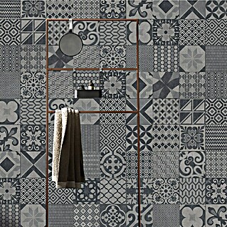 Ambiente by Palazzo Feinsteinzeugfliese Vintage (60 x 60 cm, Schwarz, Matt)