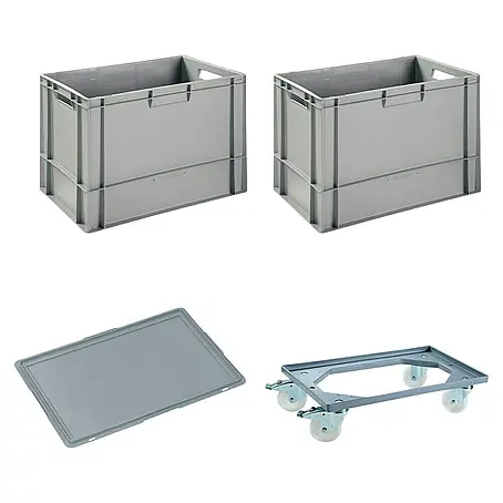 BAUHAUS  Caja Euro + base con ruedas