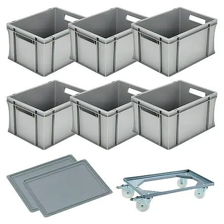 BAUHAUS  Caja Euro + base con ruedas