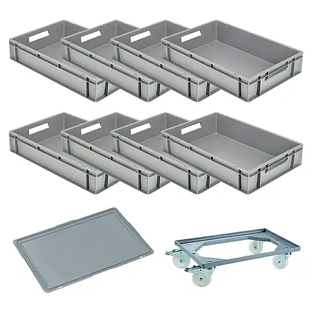 BAUHAUS  Caja Euro + base con ruedas