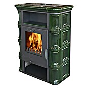 Domofire Kaminofen Bonn I (6,5 kW, Raumheizvermögen: 150 m³, Material Verkleidung: Keramik, Grün) | BAUHAUS