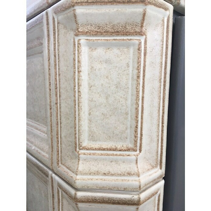 Domofire Kaminofen Weiz I (6 kW, Raumheizvermögen: 150 m³, Material Verkleidung: Keramik, Cremebeige-Tabakbraun) | BAUHAUS