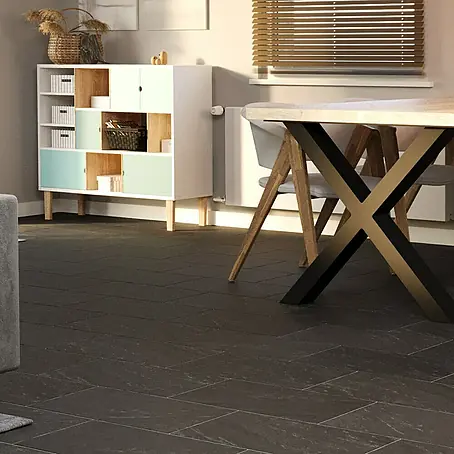 Atlas Concorde Solution Valmalenco Feinsteinzeugfliese Anthrazit