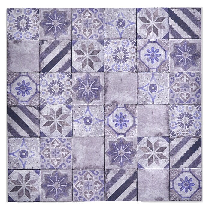 Samoljepljiva mozaik pločica Quadrat Metall Retro SAM 4XAU05  (30,5 x 30,5 cm) | BAUHAUS