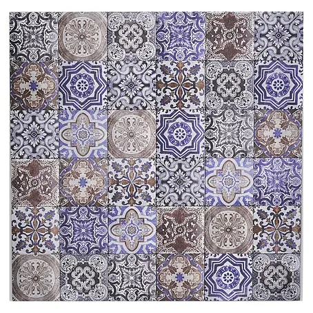 Selbstklebemosaik Quadrat Metall Retro SAM 4XAU03