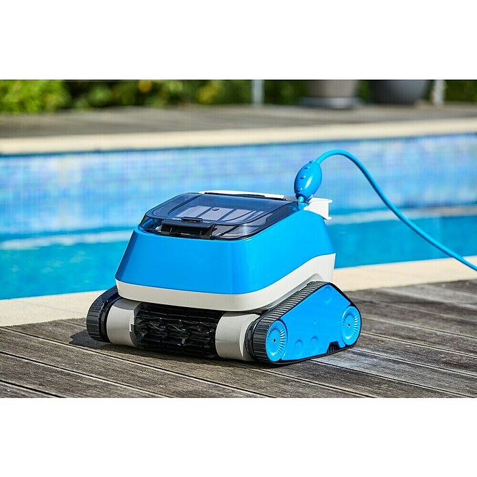 Malibu Robot de piscina WB 5.0 (Funcionamiento con batería, Específico para: Piscinas de hasta 10 x 5 m, Potencia de filtración: 14 m³/h) | BAUHAUS