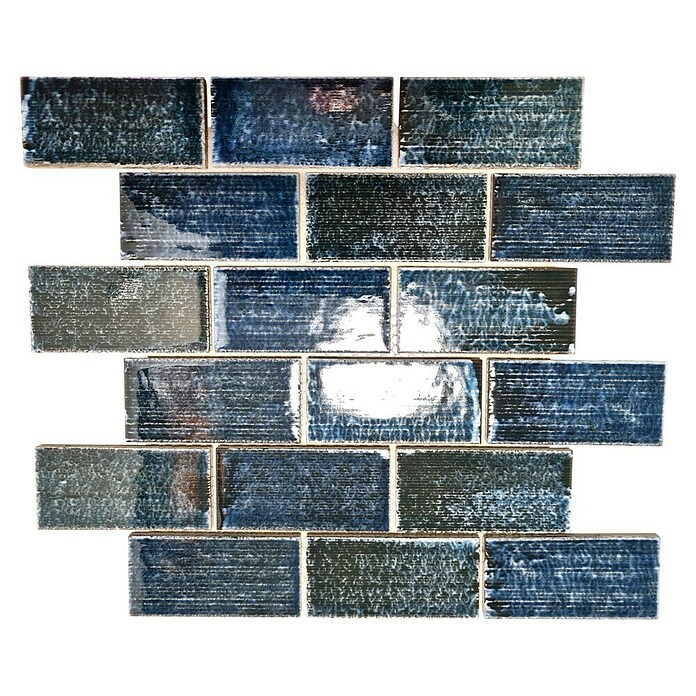 Mosaikfliese Brick CG KAS8 (29,7 x 29,7 cm, Grün, Glänzend) | BAUHAUS