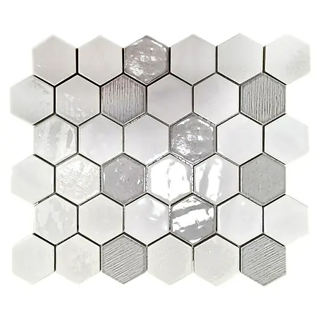 Mosaikfliese Hexagon CG SAN1