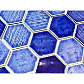 Mozaik pločica Hexagon CG SAN7  (Plava, Sjaj, D x Š x D: 25,3 cm x 29,3 cm x 7 mm) | BAUHAUS