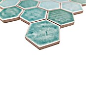 Mozaik pločica Hexagon CG SAN5  (Zelena, Sjaj, D x Š x D: 25,3 cm x 29,3 cm x 7 mm) | BAUHAUS