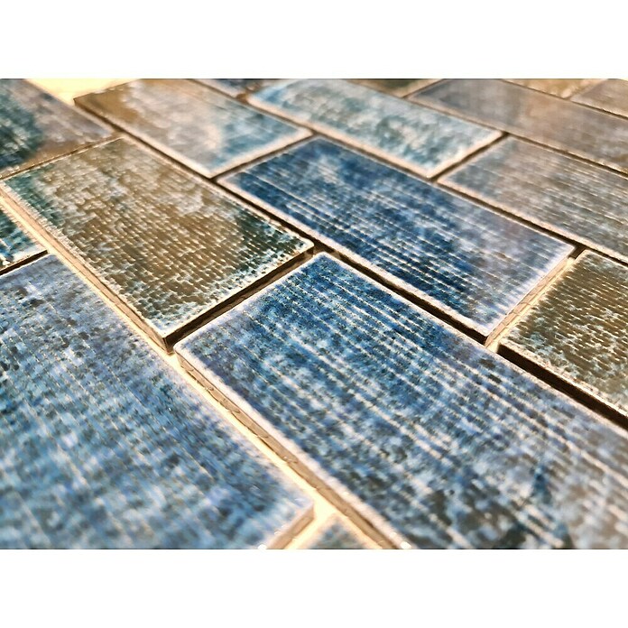 Mosaikfliese Brick CG KAS8 (29,7 x 29,7 cm, Grün, Glänzend) | BAUHAUS