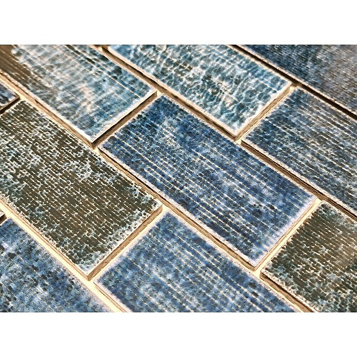Mosaikfliese Brick CG KAS8 (29,7 x 29,7 cm, Grün, Glänzend) | BAUHAUS