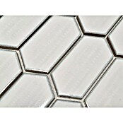 Mozaik pločica Hexagon CG CH471  (Bijela, Sjaj, 25,3 cm x 29,3 cm x 75 mm) | BAUHAUS