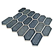 Mozaik pločica Hexagon CG CH479  (Crna, Sjaj, 25,3 cm x 29,3 cm x 75 mm) | BAUHAUS