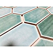Mozaik pločica Hexagon CG CH475  (Zelena, Sjaj, 25,3 cm x 29,3 cm x 75 mm) | BAUHAUS