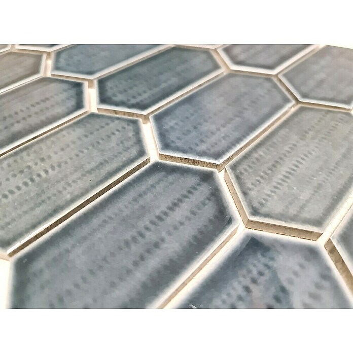 Mozaik pločica Hexagon CG CH479  (Crna, Sjaj, 25,3 cm x 29,3 cm x 75 mm) | BAUHAUS