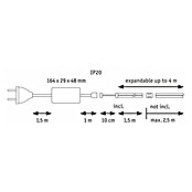 Paulmann MaxLED 1.000 Set LED traka Full-Line COB  (150 cm, 21 W, Topla bijela, 1.620 lm, 230 V - 240 V) | BAUHAUS