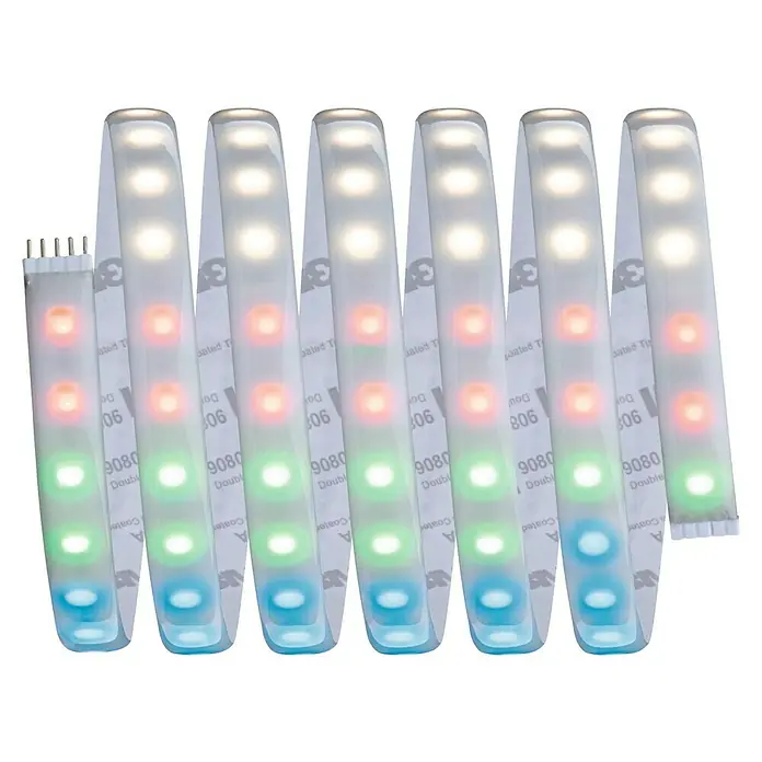 Paulmann MaxLED 1.000 Tira LED MaxLED 1.000 Stripe - 250 cm, RGBW, 28 W, 2.500 lm, 230 V - 240 V - Tiras de luces LED multicolores con soporte autoadhesivo para una fácil instalación. Ideales para iluminación decorativa interior.