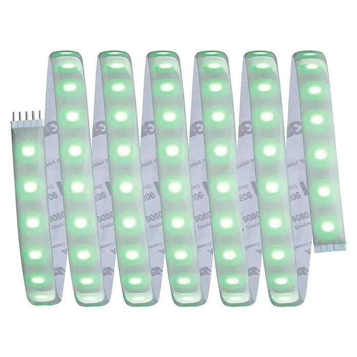 Paulmann MaxLED 1.000 LED-Band Stripe - 250 cm, RGBW, 28 W, 2.500 lm, 230 V - 240 V - Grüne LED-Streifen mit Kleberückseite. Ideal für Dekorationsbeleuchtung und DIY-Projekte mit einfache Montage dank Klebestreifen.