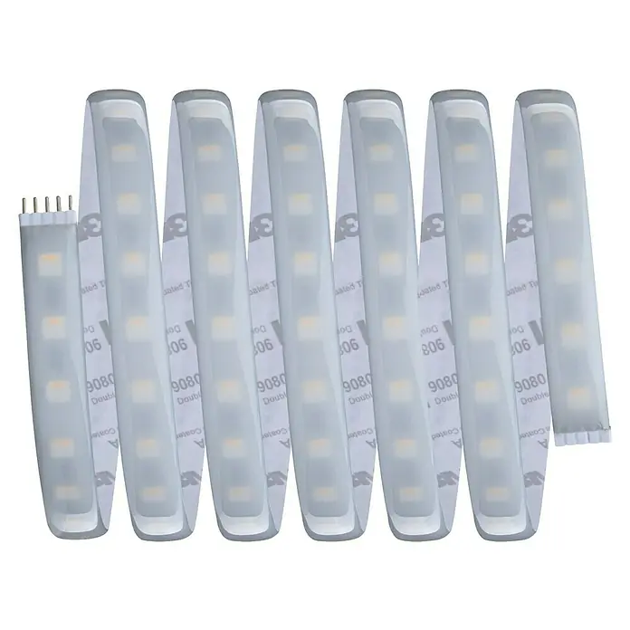 Paulmann MaxLED 1.000 LED-Band Stripe - 250 cm, RGBW, 28 W, 2.500 lm, 230 V - 240 V - Mehrere LED-Streifen mit Klebefläche und Anschlussstiften, ideal für vielfältige Beleuchtungszwecke.