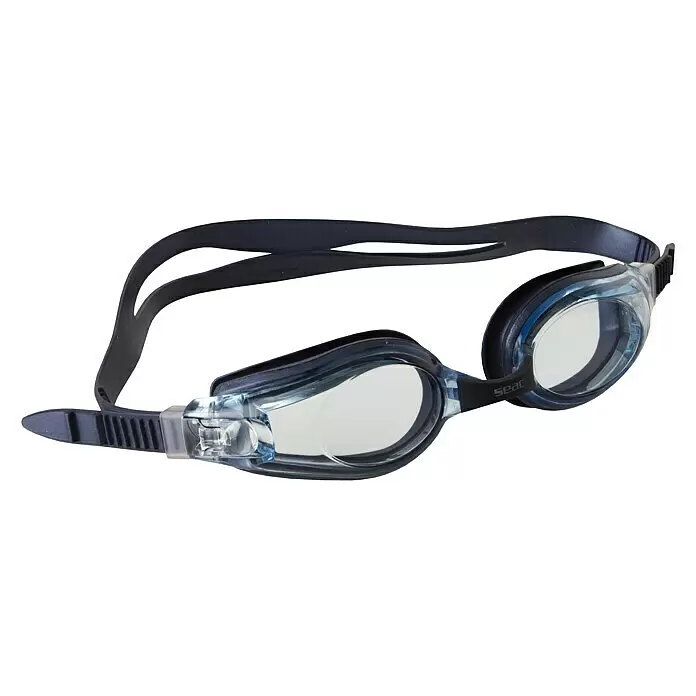 Seac Sub Gafas de natación Jump - Específico para: Adultos, Negro - Gafas de natación Seac azul oscuro con lentes transparentes y correa flexible.