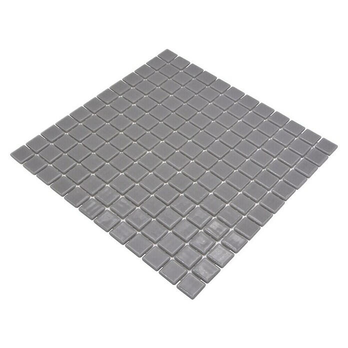 Mosaikfliese Quadrat Eco VP25108PUR (31,6 x 31,6 cm, Glas, Grau, Glänzend) | BAUHAUS