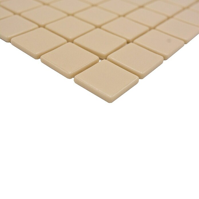 Mosaikfliese Quadrat Eco VP25831PUR (31,6 x 31,6 cm, Glas, Beige, Glänzend) | BAUHAUS