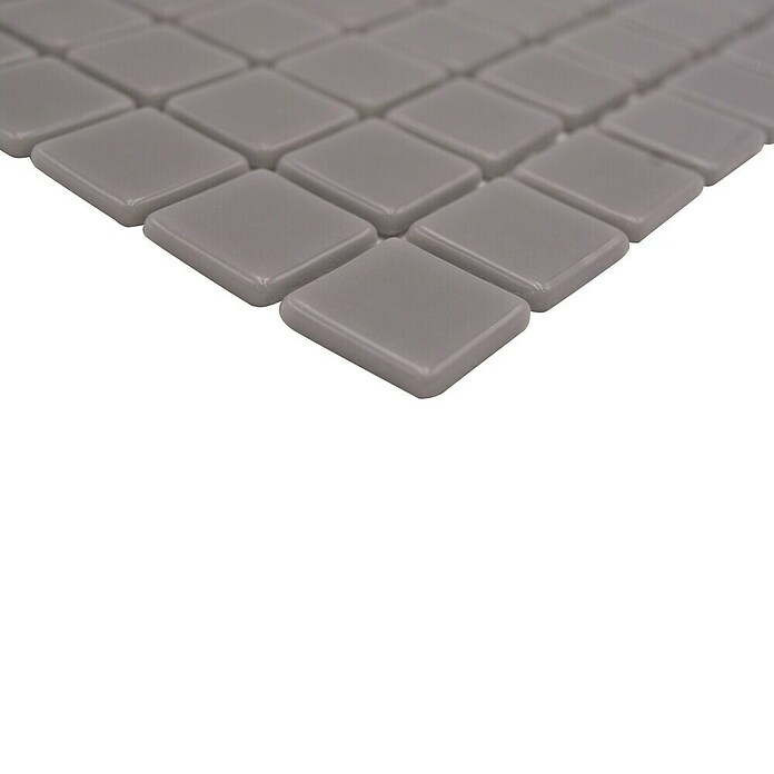 Mosaikfliese Quadrat Eco VP25108PUR (31,6 x 31,6 cm, Glas, Grau, Glänzend) | BAUHAUS