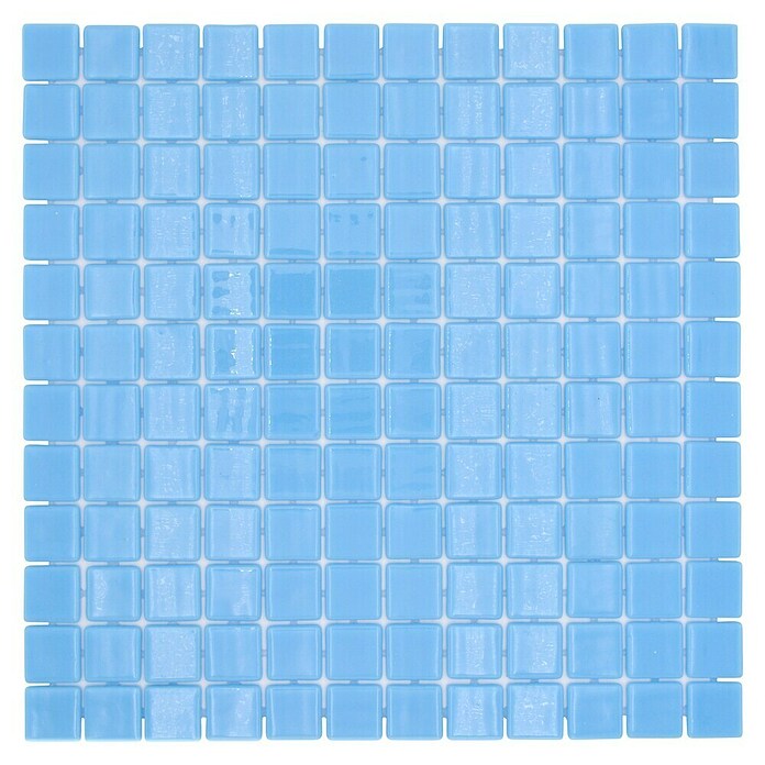Mosaikfliese Quadrat Eco VP25102PUR (31,6 x 31,6 cm, Glas, Hellblau, Glänzend) | BAUHAUS