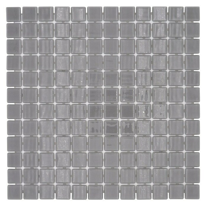 Mosaikfliese Quadrat Eco VP25108PUR (31,6 x 31,6 cm, Glas, Grau, Glänzend) | BAUHAUS
