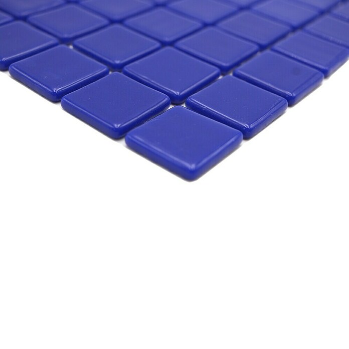 Mosaikfliese Quadrat Eco VP25803PUR (31,6 x 31,6 cm, Glas, Dunkelblau, Glänzend) | BAUHAUS