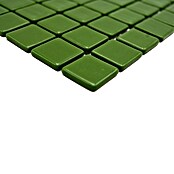 Mosaikfliese Quadrat Eco VP25602PUR (31,6 x 31,6 cm, Glas, Dunkelgrün, Glänzend) | BAUHAUS