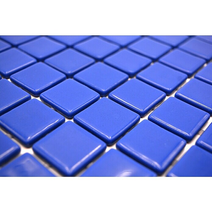 Mosaikfliese Quadrat Eco VP25916PUR (31,6 x 31,6 cm, Glas, Petrol, Glänzend) | BAUHAUS