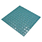 Mosaikfliese Quadrat Eco VP25832PUR (31,6 x 31,6 cm, Glas, Grünblau, Glänzend) | BAUHAUS