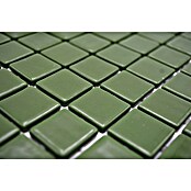 Mosaikfliese Quadrat Eco VP25602PUR (31,6 x 31,6 cm, Glas, Dunkelgrün, Glänzend) | BAUHAUS